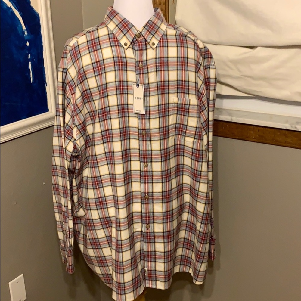 BIG & TALL. Plaid Shirt 👔